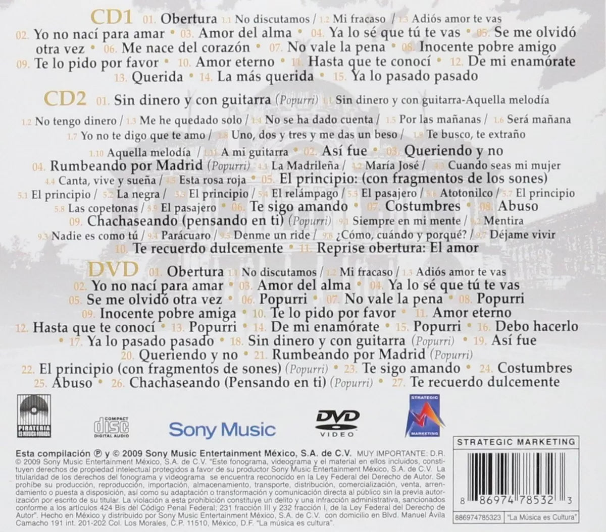 Lo Mejor De Juan Gabriel En Palacio Bellas Artes 2 Cd + Dvd