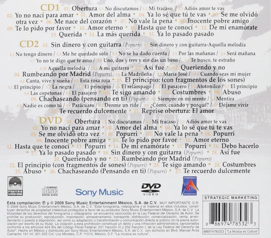 Lo Mejor De Juan Gabriel En Palacio Bellas Artes 2 Cd + Dvd