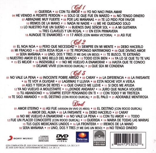 Lo Esencial De Juan Gabriel - Boxset 3 Cd 's + Dvd