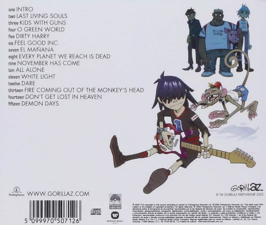 Gorillaz Demon Days Disco Original Cd