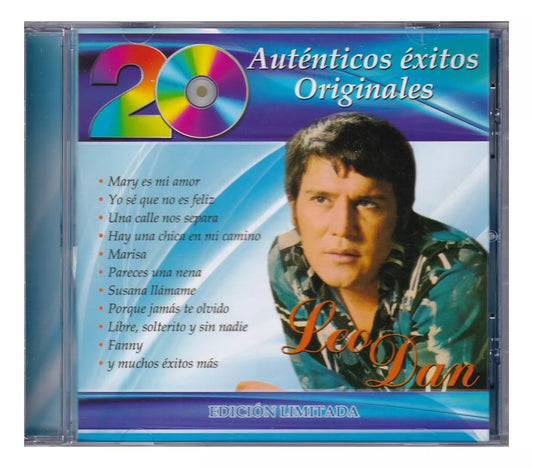 Leo Dan 20 Veinte Autenticos Exitos Originales Disco Cd