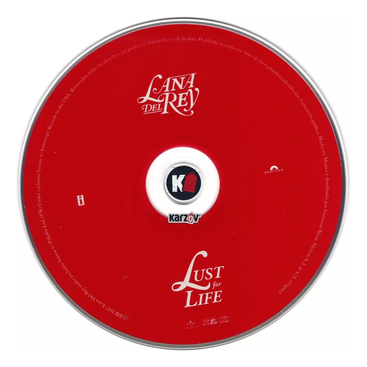 Lana Del Rey Lust For Life Disco CD