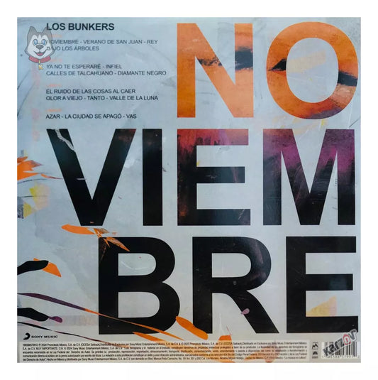 Los Bunkers Noviembre Blue & Orange 2 Lp Vinyl