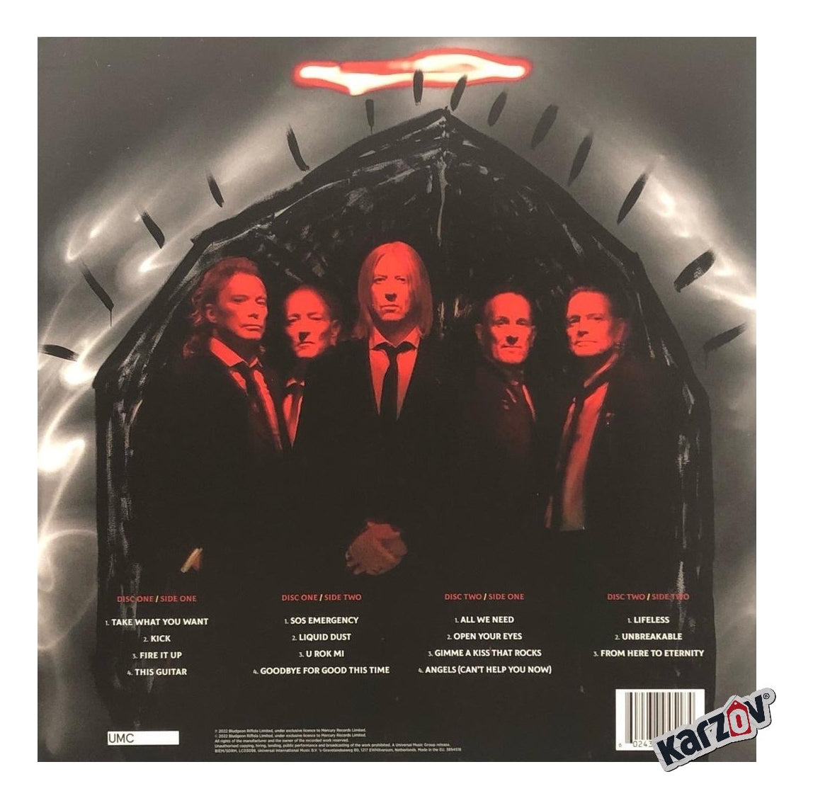 Def Leppard Diamond Star Halos / 2 Lp Acetato Vinyl