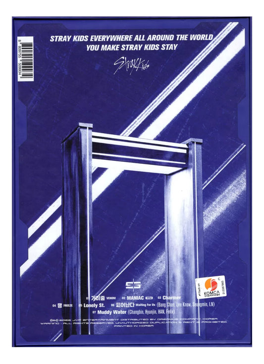Stray Kids Oddinary Mini Álbum Original Azul