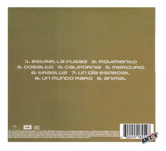 Astronomia Interior ( Proyecto Alterno De Zoé ) Disco Cd