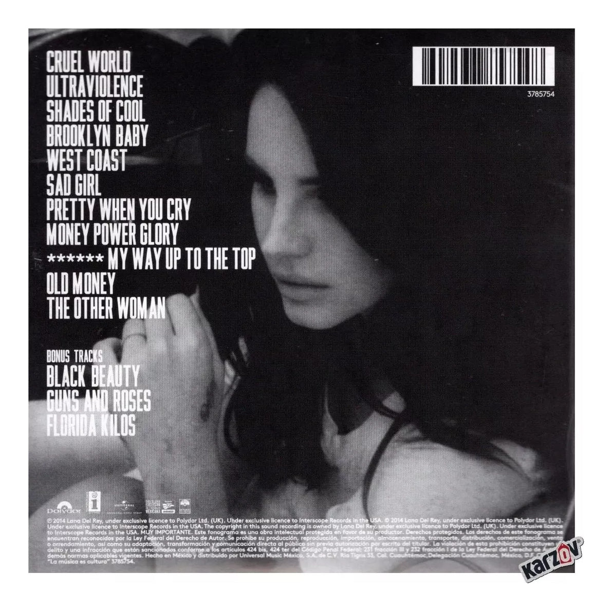 Lana Del Rey Ultraviolence Deluxe Disco Cd + Bonus Track