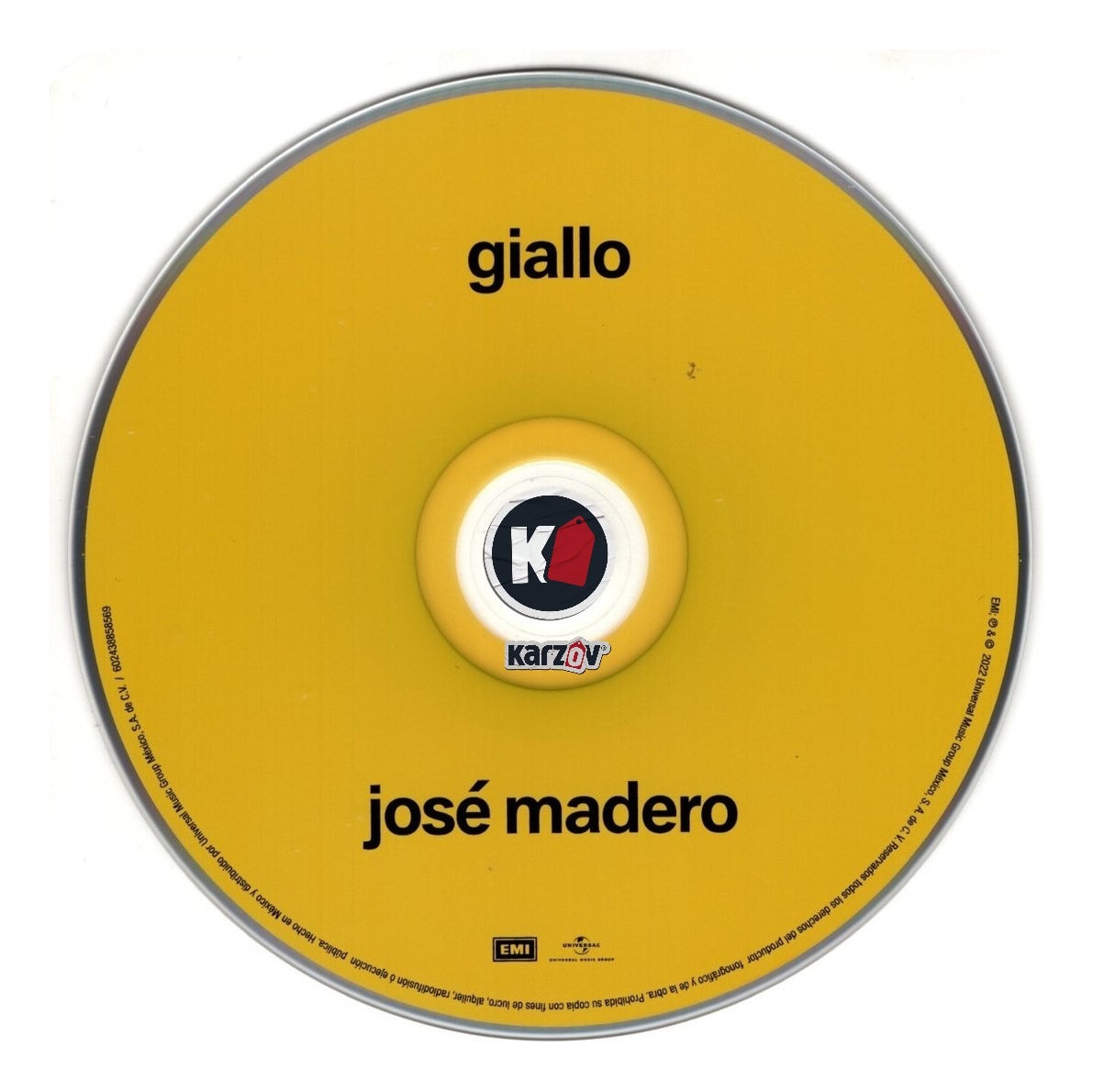 José Madero Giallo Disco Cd