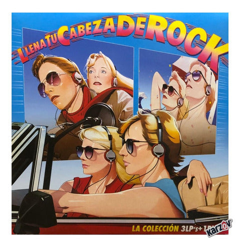 Llena Tu Cabeza De Rock / Crystal Colores 3 Lp Vinyl + Dvd