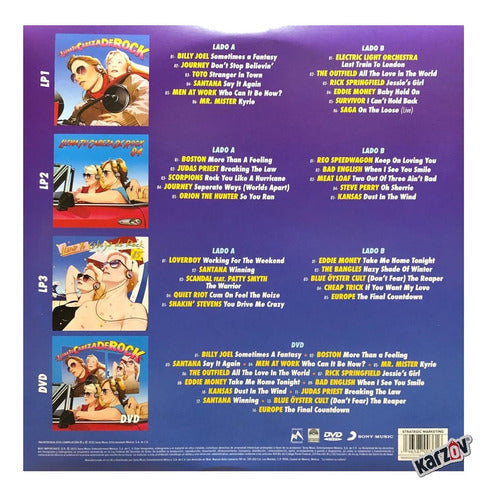 Llena Tu Cabeza De Rock / Crystal Colores 3 Lp Vinyl + Dvd