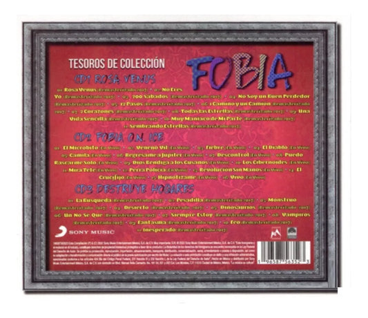 Fobia Tesoros De Coleccion Box 3 Discos Cd