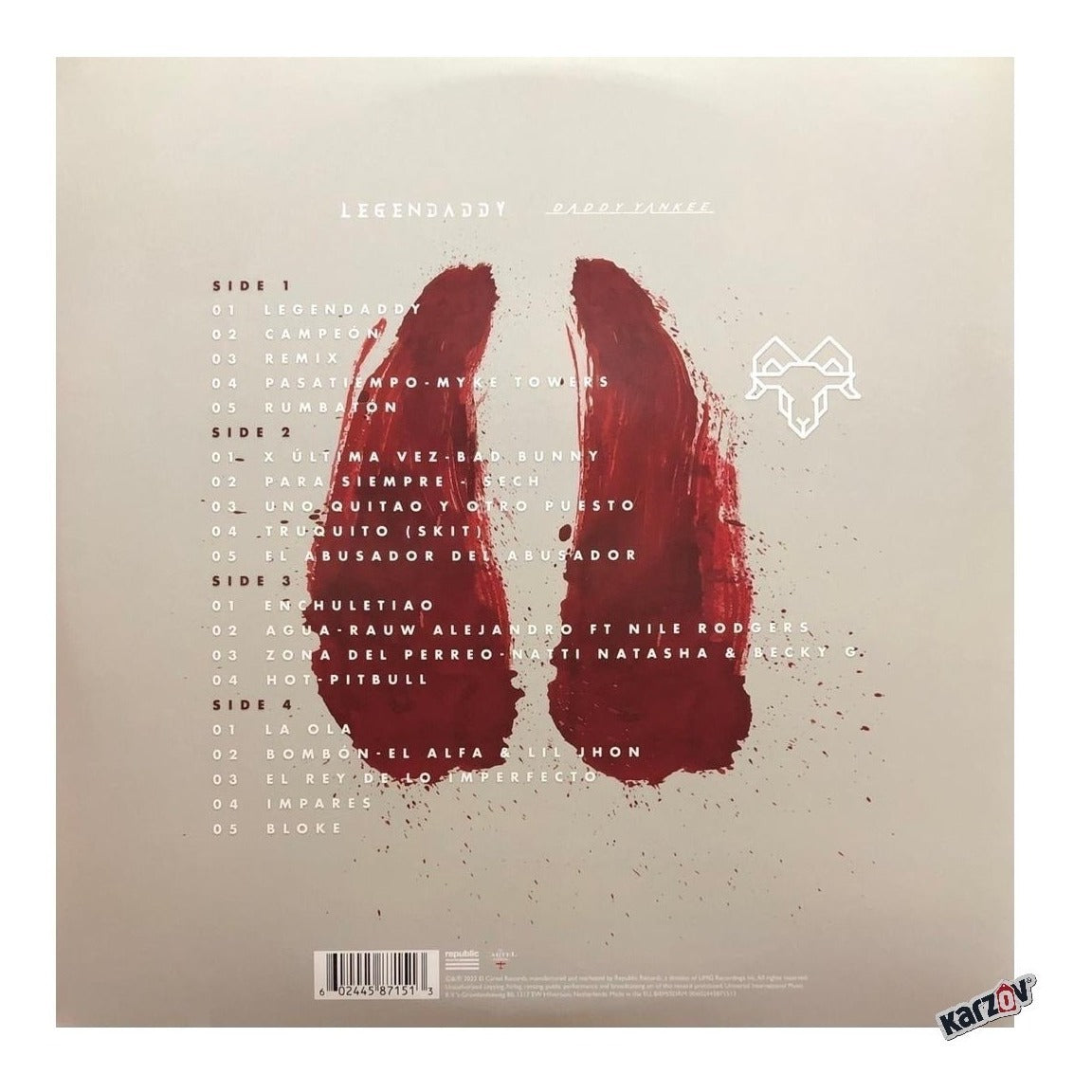 Daddy Yankee Legendaddy 2 Lp Vinyl