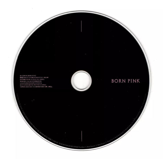 Blackpink Born Pink Album Deluxe Photobook Version Black