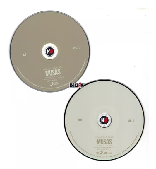 Natalia Lafourcade Musas Vol. 1 2 Discos Cd + Dvd