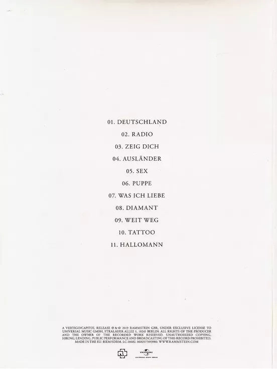 Rammstein Edicion Especial Digibook - Disco Cd -