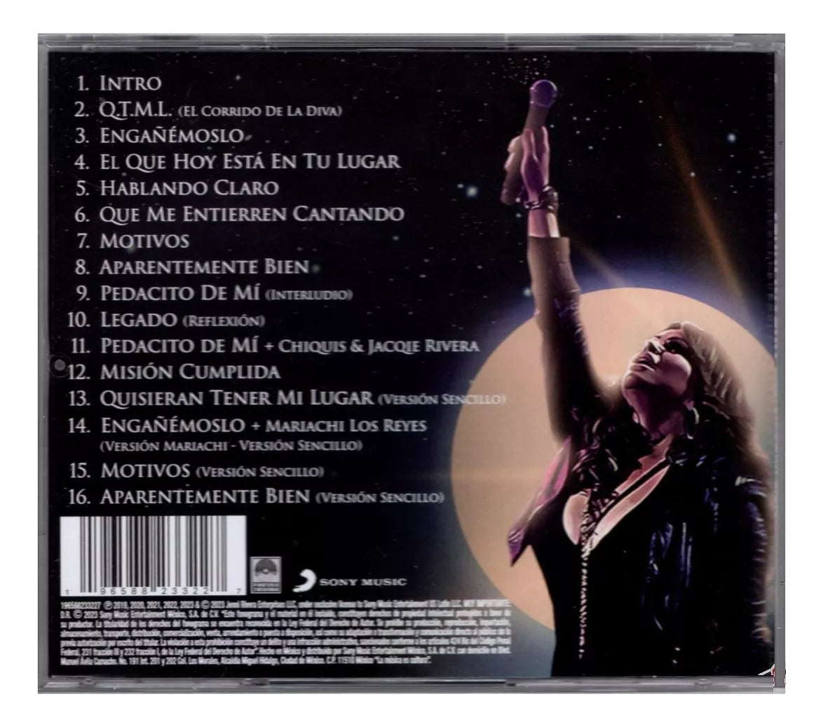 Jenni Rivera Mision Cumplida Cd
