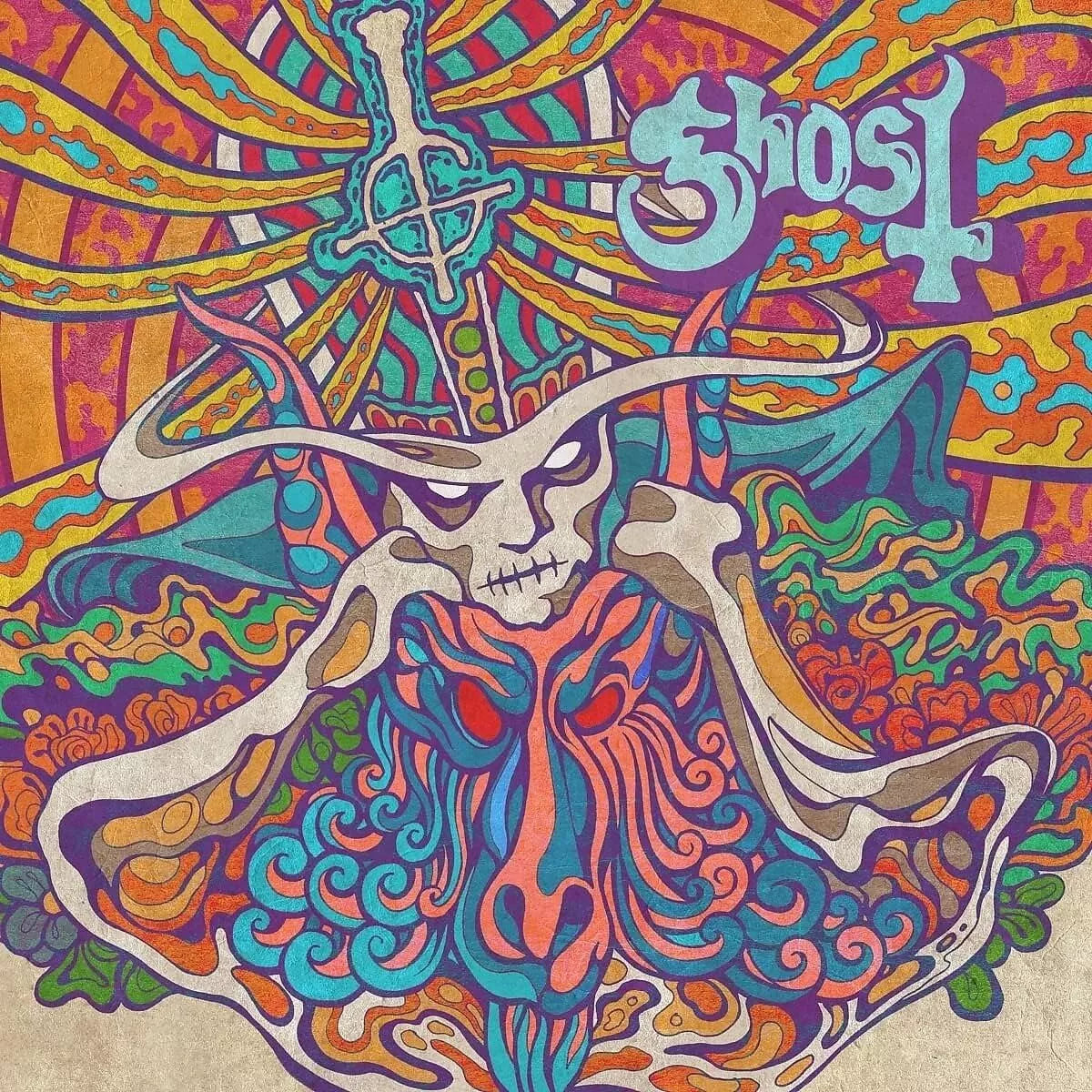 Ghost Seven Inches Of Satanic Panic Purple 7 Lp Vinyl