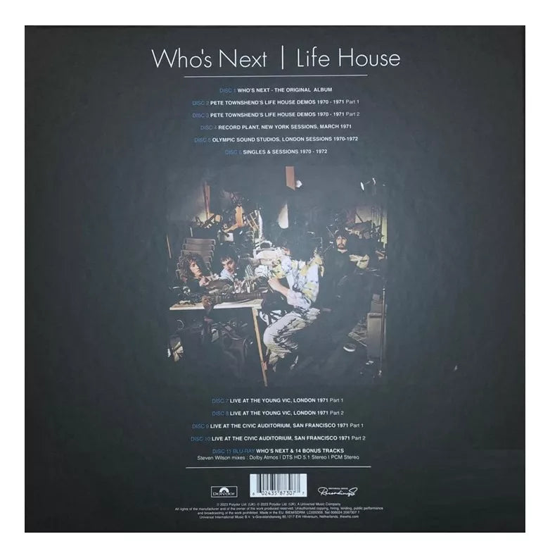 The Who Whos Next Life House Super Dlx Box 10 Cd + Blu-ray