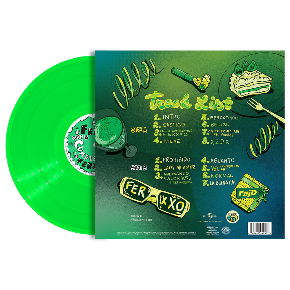 Feid Feliz Cumpleaños Ferxxo Te Pirateamos El Album Lp Vinyl