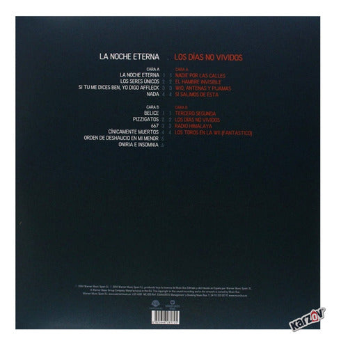 Love Of Lesbian / Noche Eterna - Días No Vividos / Cd + 2 Lp Vinyl