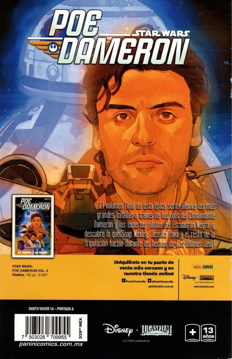 Star Wars Darth Vader Nueva Serie # 16 Comic Panini Original