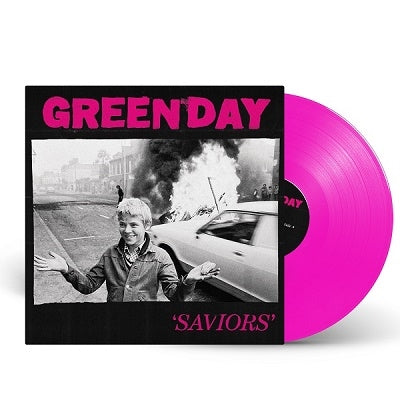 Green Day Saviors Limited Edition Neon Pink Lp Vinyl