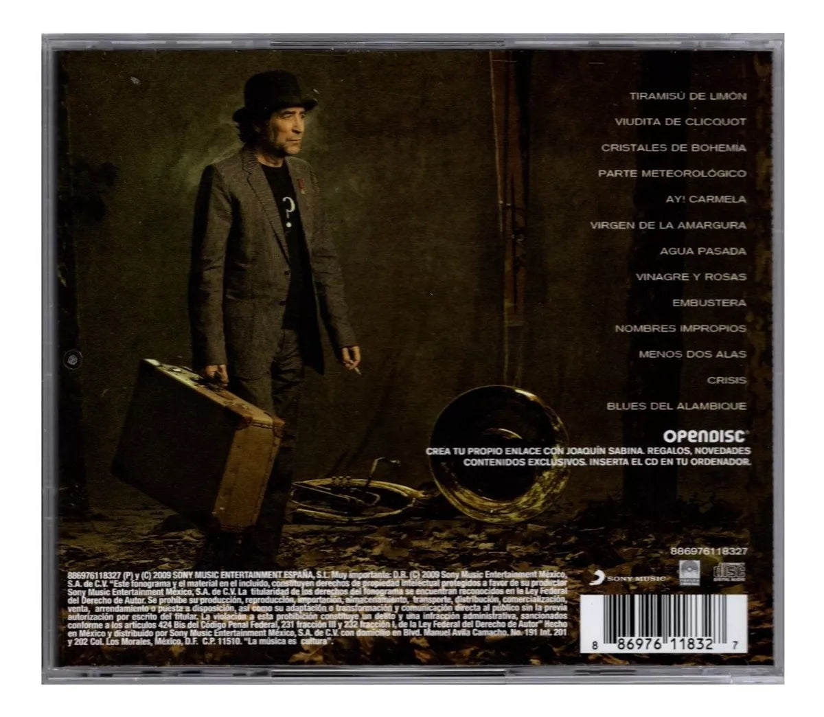 Joaquin Sabina - Vinagre Y Rosas - Disco Cd