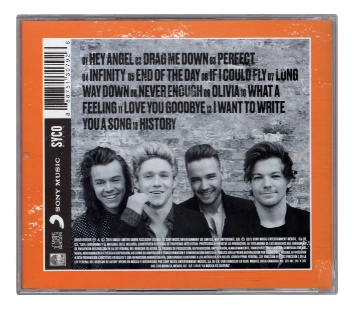 One Direction Made In The Am Disco Cd