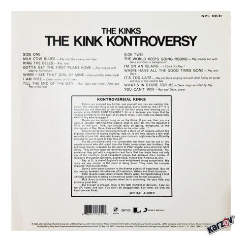 The Kinks - The Kink Kontroversy - Rojo/Red Lp Vinyl