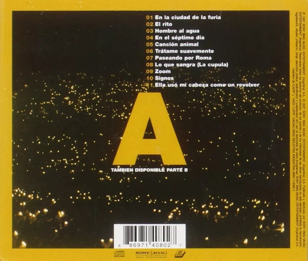 Soda Stereo El Ultimo Concierto A Disco Cd