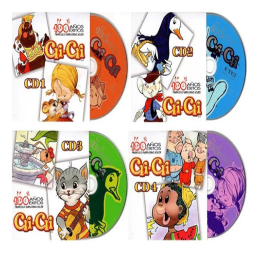 Cri - Cri 100 Años 100 Exitos Box 4 Discos Cd + Dvd