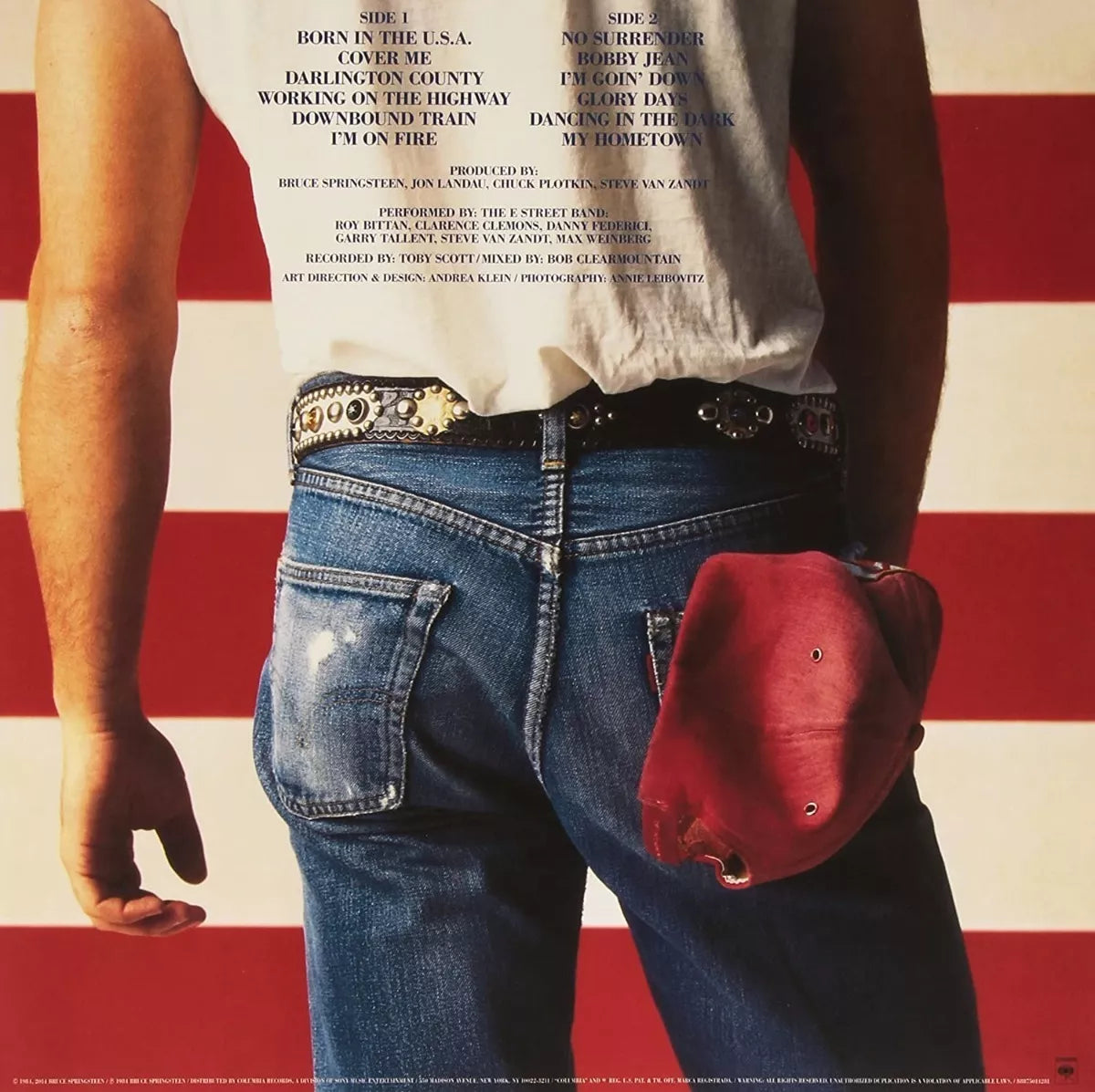 Bruce Springsteen Born In The Usa Lp Acetato Vinyl