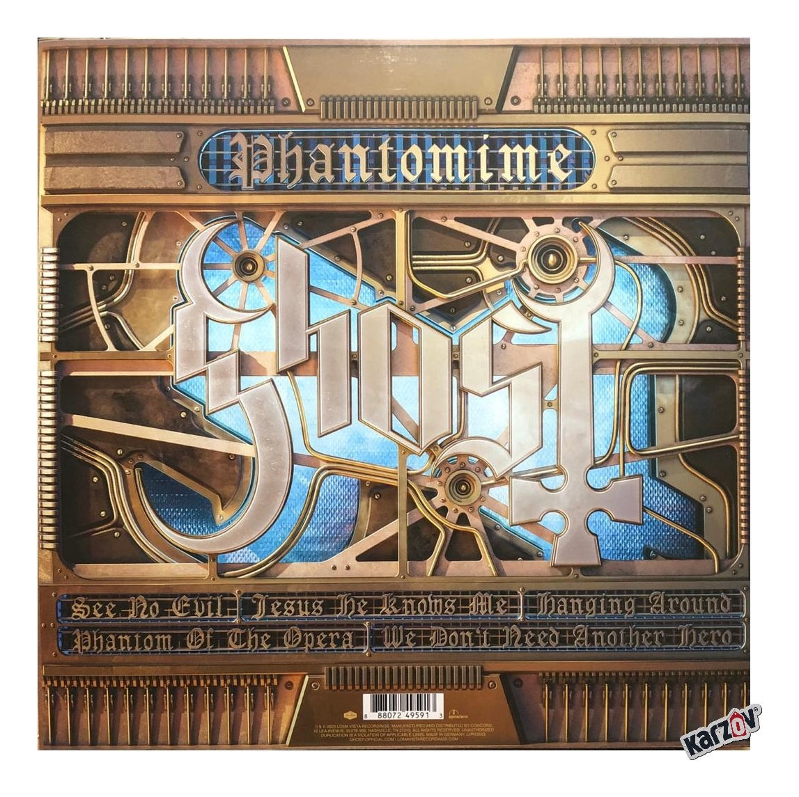 Ghost Phantomime Silver Plateado Lp Vinyl