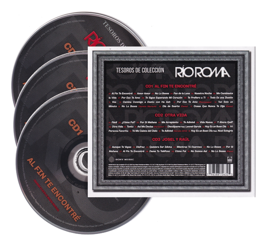 Rio Roma Tesoros De Coleccion 3 Discos Cd