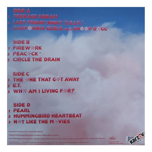 Katy Perry - Teenage Dream - Importado 2 Lp Vinyl