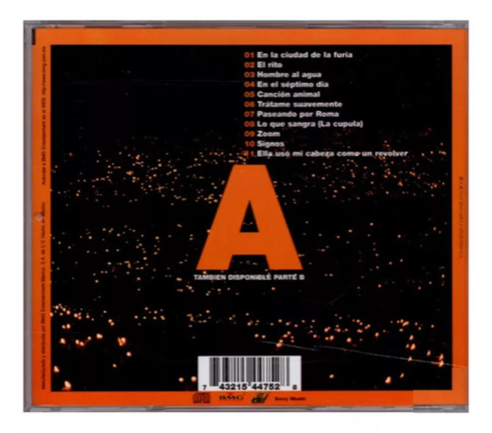 Soda Stereo - El Ultimo Concierto A - Disco Cd -11 Canciones