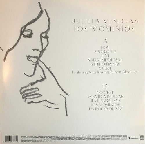 Julieta Venegas - Los Momentos - Lp Vinyl