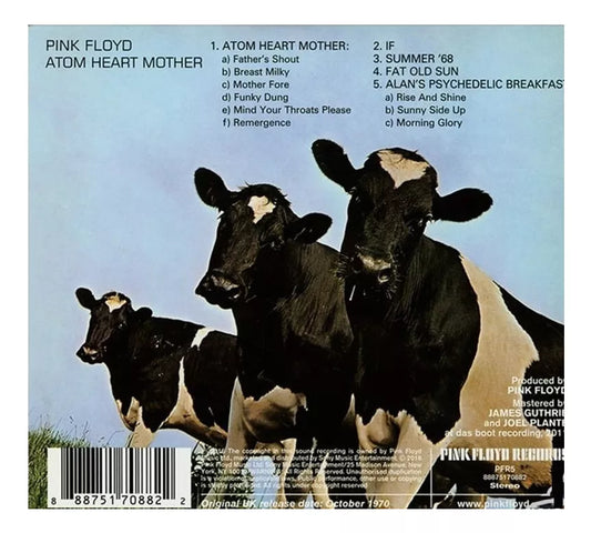 Atom Heart Mother 1970 - Pink Floyd - Disco Cd -