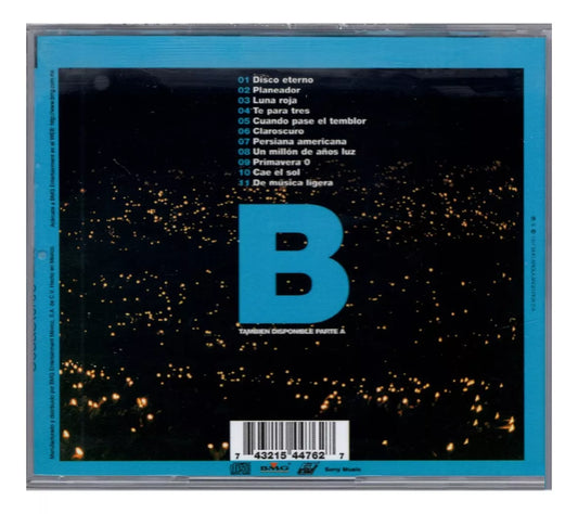 Soda Stereo - El Ultimo Concierto 2 Dos B - Disco Cd -