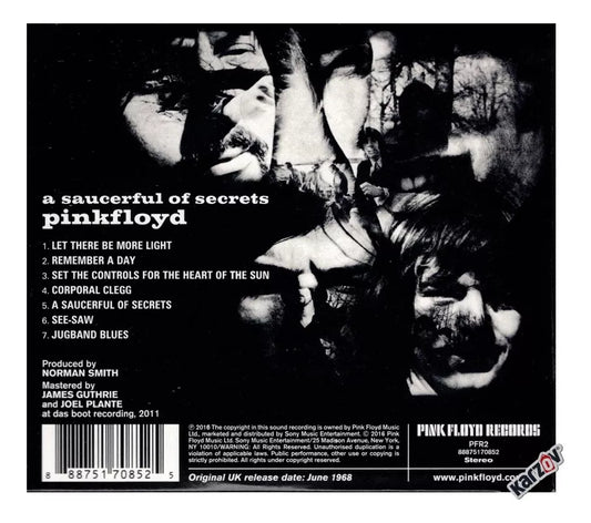 A Saucerful Of Secrets - Pink Floyd - Disco Cd -