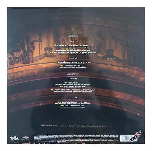 Juan Gabriel Mis 40 En Bellas Artes Vol. 2 Color 2 Lp Vinyl