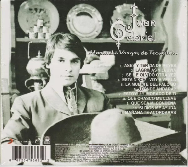 Juan Gabriel Con El Mariachi Vargas De Tecalitlán Disco Cd