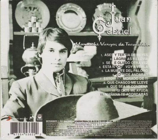 Juan Gabriel Con El Mariachi Vargas De Tecalitlán Disco Cd