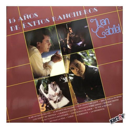 Juan Gabriel 15 Años De Éxitos Rancheros Lp Vinyl