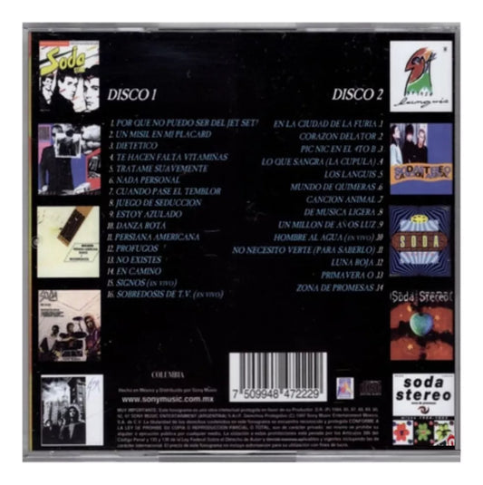 Soda Stereo - Chau Soda - 2 Discos Cd (30 Canciones)
