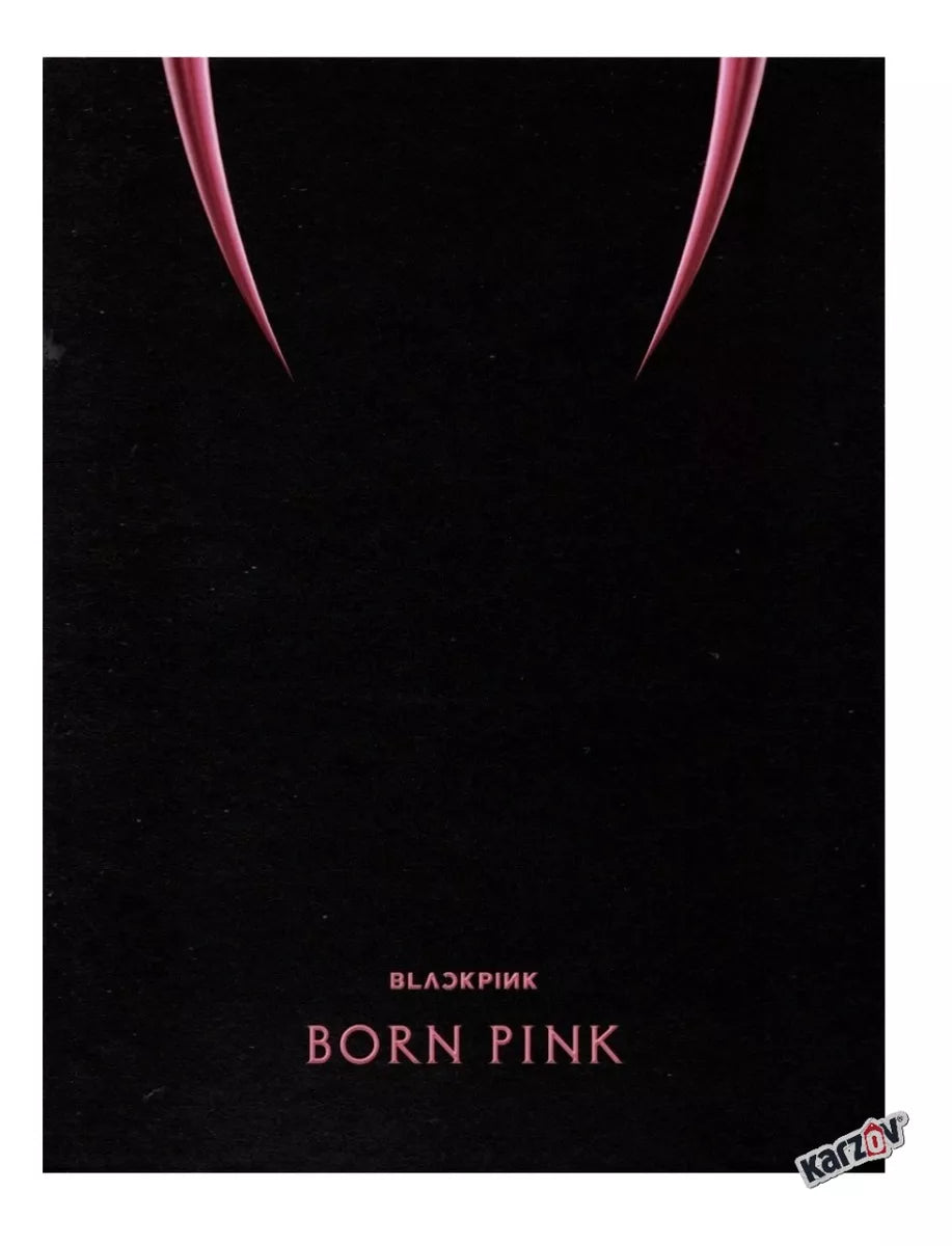 Blackpink Born Pink Album Deluxe Photobook Version Pink