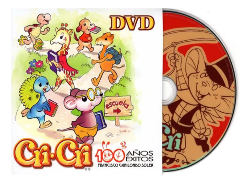 Cri - Cri 100 Años 100 Exitos Box 4 Discos Cd + Dvd