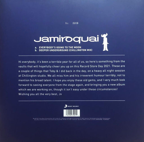 Jamiroquai - Everybody's Going To The Moon / Rsd 180 Gram Lp Vinyl