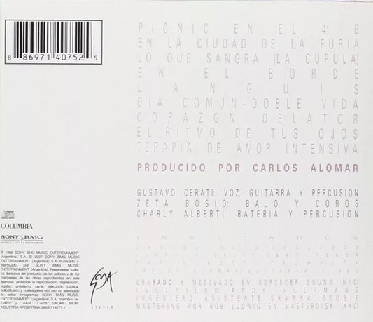 Soda Stereo - Doble Vida - Disco Cd -  (09 Canciones)