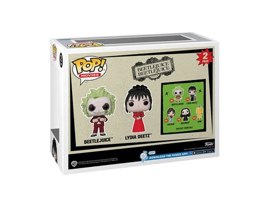 Beetlejuice & Lydia Deetz Funko Pop ! Movies 2 Pck